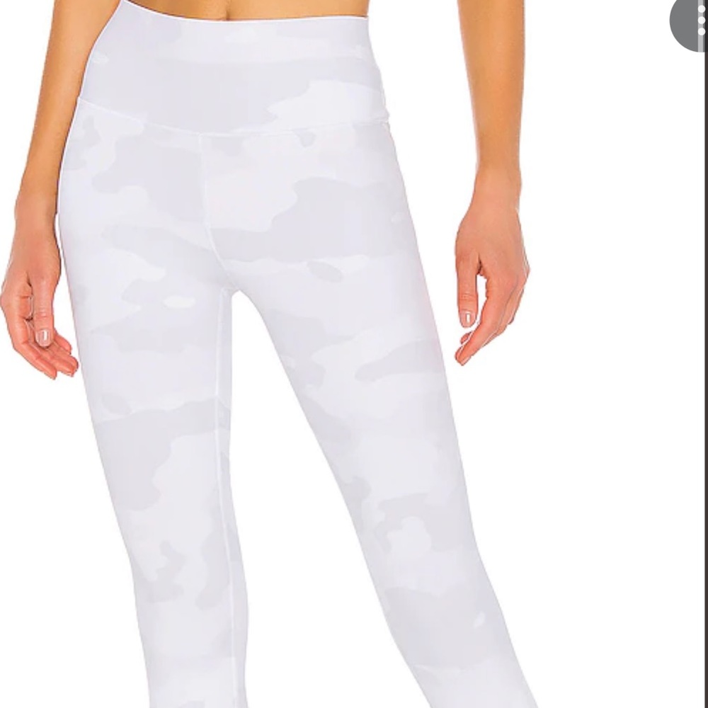 ALO white camo leggings